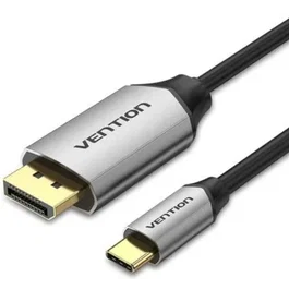 Vention Cable Conversor USB-C a DisplayPort 1,5m Negro/Plata CGZBG